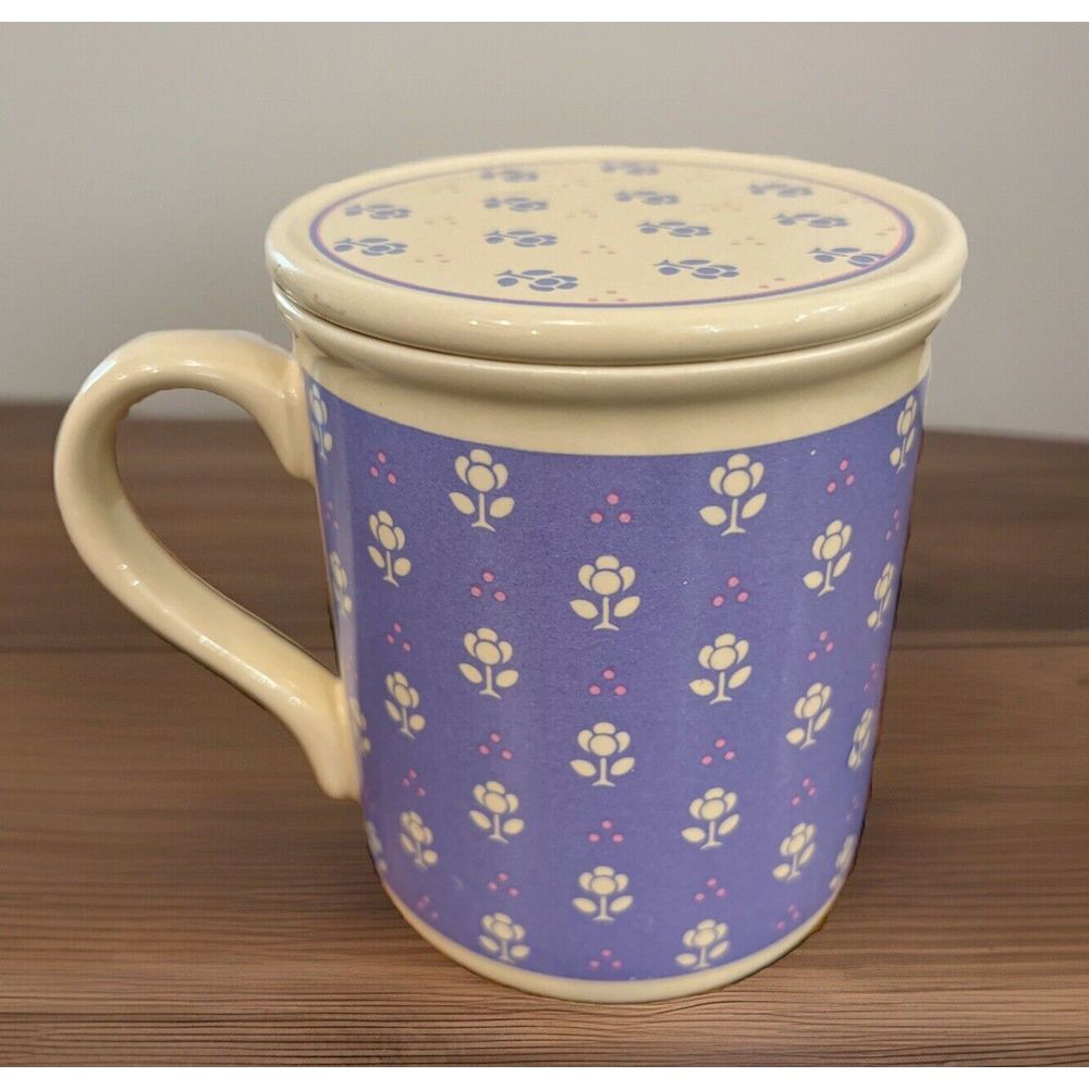 Vintage Hallmark Mug Mates Ceramic Coffee Tea Mug W/Lid Successful Woman Gift - Picture 2 of 5
